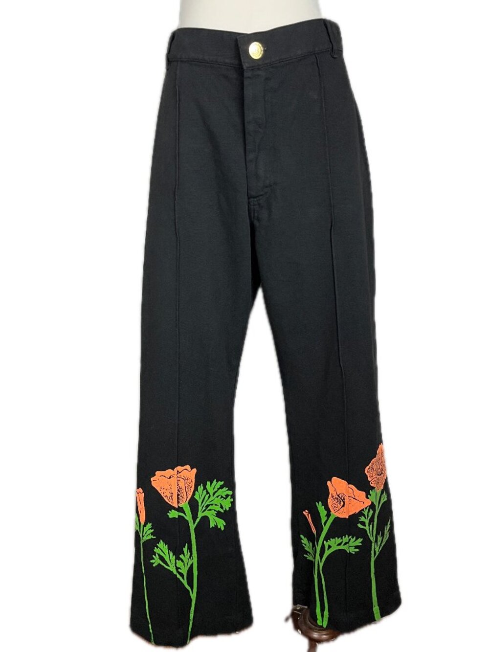 RARE Big Bud Press California Poppy Western Pants Size M